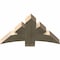 Ekena Millwork Davenport Rough Sawn Timber Gable Bracket, Douglas Fir, 36"W x 21"H x 4"D x 6"F, 14/12 Pitch GBW036X21X0406DAV00RDF - alternate 3